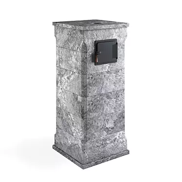 Klover RT35 Sauna Stove 3D model image 1 