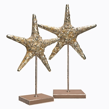 Oceanic Starlight Sculpture 3D model image 1 