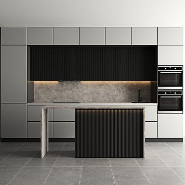 Multi-functional Kitchen Appliance Set 3D model image 1 