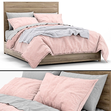Elevate your space: RH Teen Laguna bed 3D model image 1 