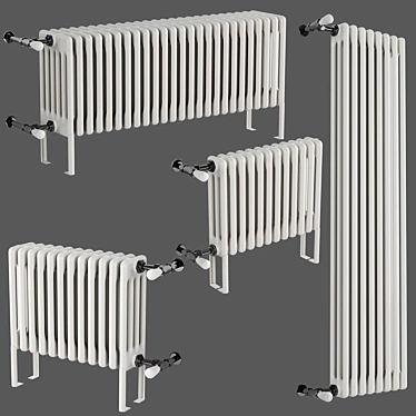 Customizable Cordivari Radiator with TurboSmooth 3D model image 1 