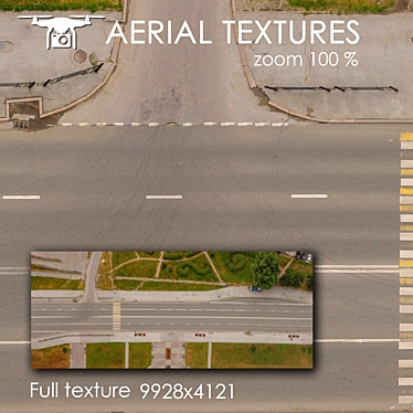 Aerial Terrain Texture 3D model image 1 