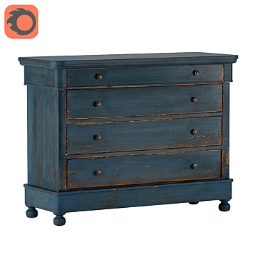 Sarreid blue waves cabinet