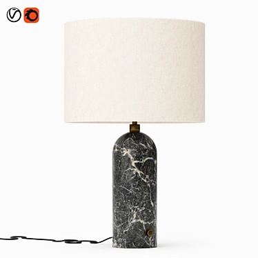 Gubi Gravity Table Lamp: Sleek and Stylish Illumination. 3D model image 1 