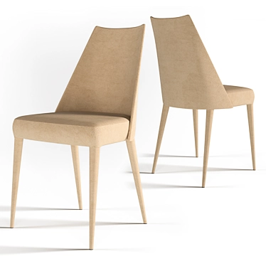 Stylish and Comfortable Midj Sharon S Chair 3D model image 1 