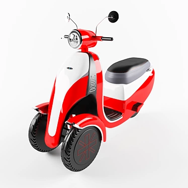 Revolutionary Trike Electric Scooter 3D model image 1 