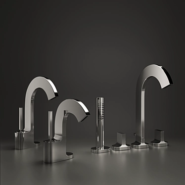 Cut Collection: Luxury Italian Taps 3D model image 1 