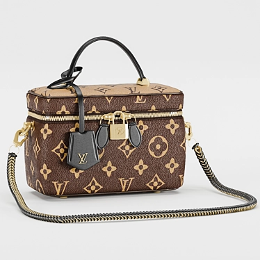 Luxurious Louis Vuitton Vanity PM: Timeless Elegance 3D model image 1 