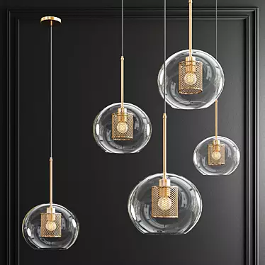 Minimalist Pendant Light: Just Perfect 3D model image 1 