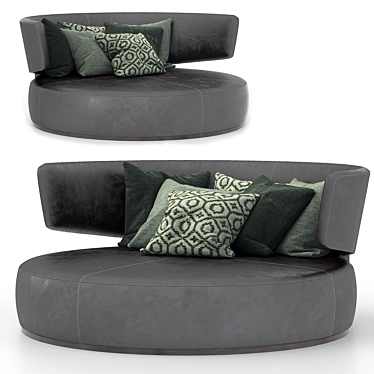 Amoenus B&B Sofá: Elegant and Comfortable 3D model image 1 
