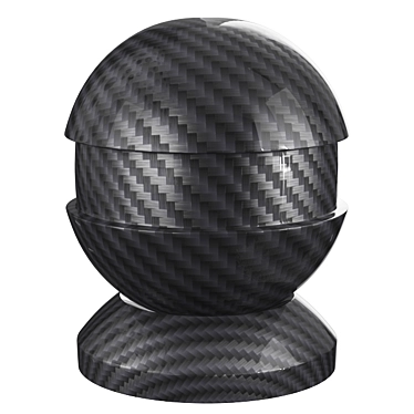 Lightweight and Strong Carbon Fiber 3D model image 1 