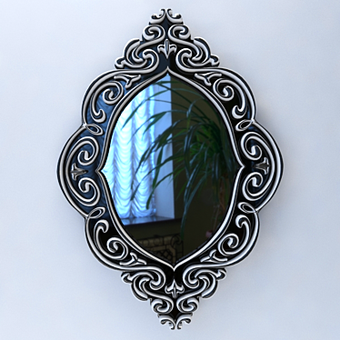 Vintage Vanity Mirror 3D model image 1 