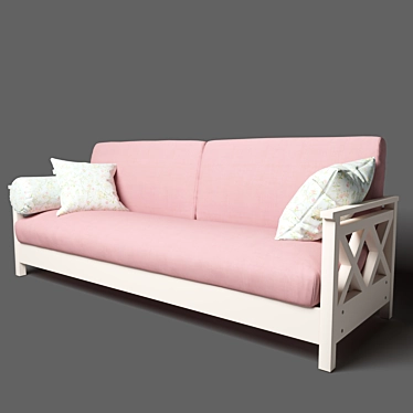 Classic Comfort Sofa 3D model image 1 