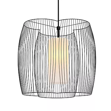 Wireform Elegance Pendant Light 3D model image 1 