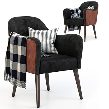 Elegant NUSS Sandalyeci Chair 3D model image 1 