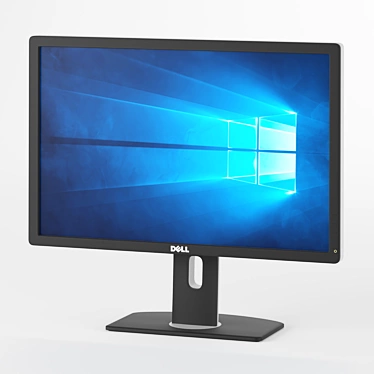Dell 3D Monitor with Vray Materials 3D model image 1 