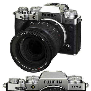 FujiFilm X-T4 Mirrorless Camera 3D model image 1 