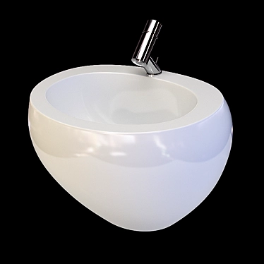 Laufen Alessi Washbasin (1097.2) - Elegant and Functional 3D model image 1 