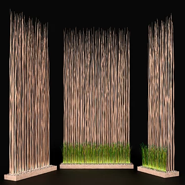 Decorative Branches Set for Interior Decorating 3D model image 1 