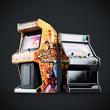 Ultimate Arcade Battles: StreetFighter & MetalSlug 3D model image 1 