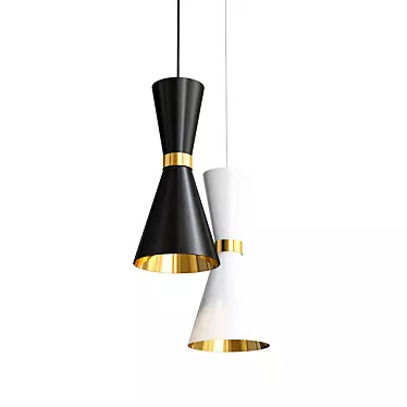 Luxury Pendant Light Set 3D model image 1 