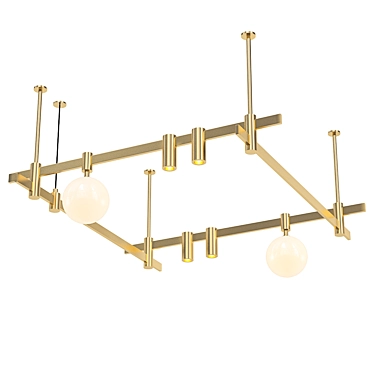 AUROOM Track Lighting: Innovative Illumination Solution 3D model image 1 