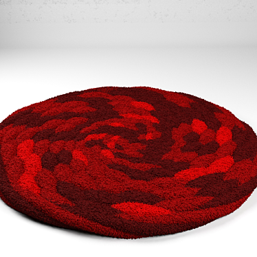 Elegance Circle Rug 3D model image 1 