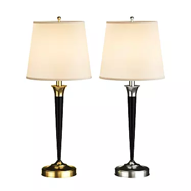 Title: Classic Borchardt Table Lamp 3D model image 1 