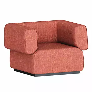 Lebom HUG | Stylish Armchair 3D model image 1 
