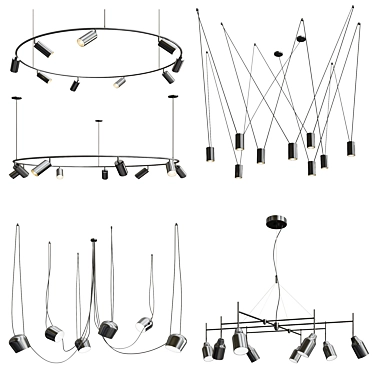 Exclusive Chandelier Collection_64: Elegance Elevated 3D model image 1 