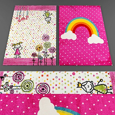 Childhood Magic: Rugs Collection 3D model image 1 