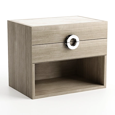 Sleek Soho Bedside Table - FFU020001AAA 3D model image 1 