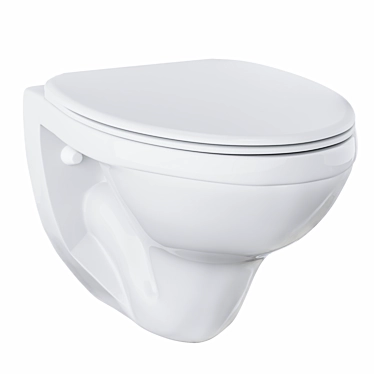 Kolo Idol M1310000U - Minimalist Oval Wall Hung Toilet 3D model image 1 