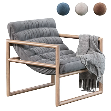 Dillon Modern Armchair 3D model image 1 