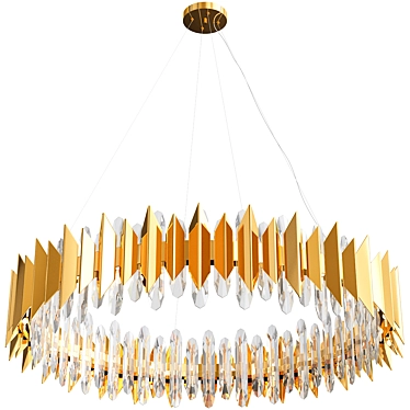 Kebo King Chandelier Ring: Elegant Illumination for Your Space 3D model image 1 