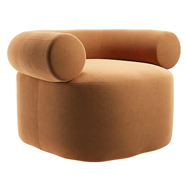 Huggy: Stylish and Comfortable Chair 3D model image 1 