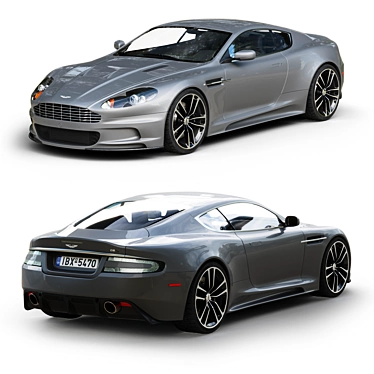 Luxurious Aston Martin DBS I 3D model image 1 