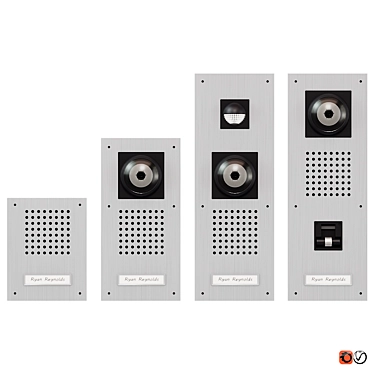 Siedle Standart Speakerphones Set 3D model image 1 