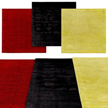 Modern Square Carpets | Various Sizes 3D model image 1 