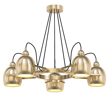 Modern Hanging Chandelier "Formula 3D model image 1 