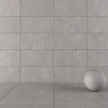 Praga Fume Concrete Wall Tiles 3D model image 1 