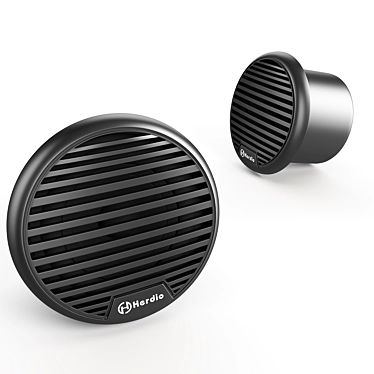 Waterproof Motorcycle Speaker 3D model image 1 