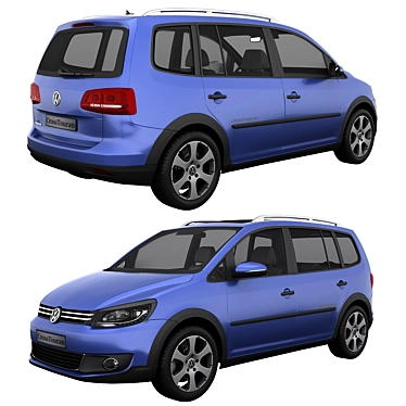 Volkswagen CrossTouran 2011: High-Detailed 3D Model 3D model image 1 