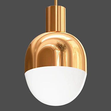 Urban Glass Pendant Light 3D model image 1 