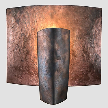 Bronze Glenrowan Wall Light 3D model image 1 