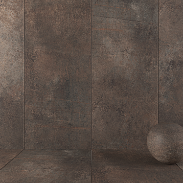 ETNA Oxide Stone Wall Tiles - Multi-Texture, HD Textures 3D model image 1 