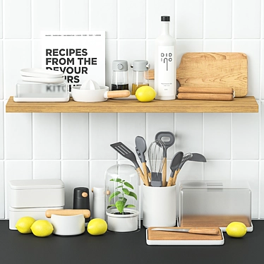 Stylish Kitchen Accents 3D model image 1 