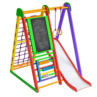 Kids' Sports Corner - All-in-One Play Set 3D model image 1 