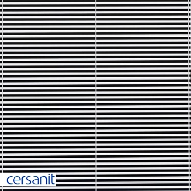 Cersanit Evolution Black & White Wall Insert 3D model image 1 