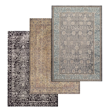 Versatile Carpets Set for High-Quality Renders 3D model image 1 